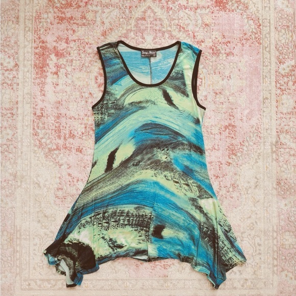 Miss Sixty Tops - Tango Mango, Woman’s Y2K Flowy Tank Top